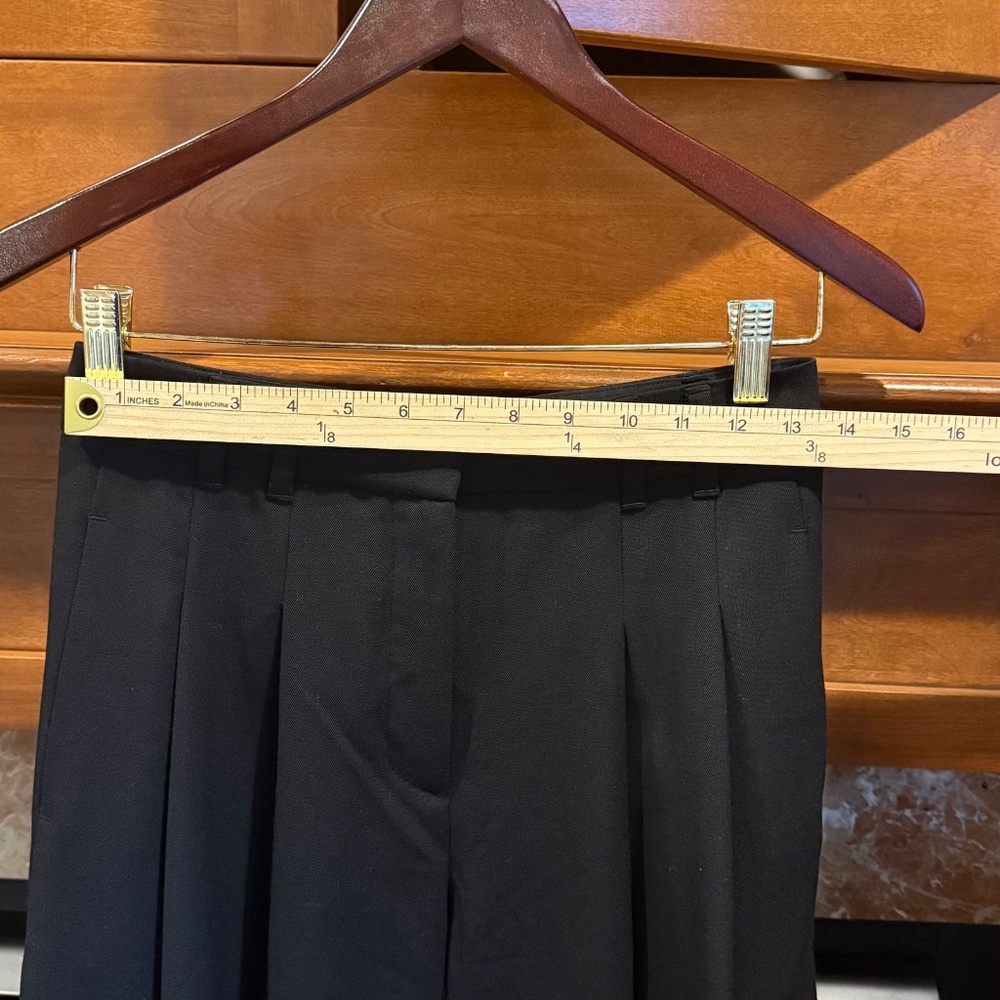 ME+EM, Black, Wide Leg, Wool Blend, Pants, Size 2/4  (Sz 4 alter waist to sz 2) - Picture 11 of 15